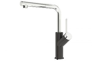 Vòi rửa bát dây rút Konox Artan Black