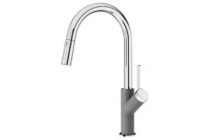 Vòi rửa bát dây rút Konox Ponte Grey