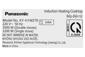Bếp từ đôi âm Panasonic KY-H1WZ70KRA 3500W