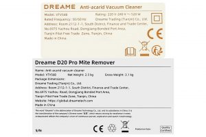 Máy hút bụi đệm giường Dreame D20 Pro