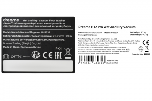 Máy hút bụi lau nhà Dreame H12 Pro