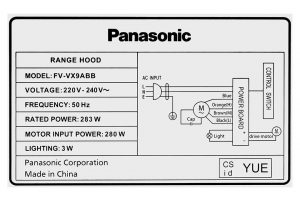 Máy hút mùi áp tường Panasonic FV-VX9ABBYUE