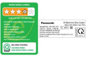 Nồi cơm cao tần Panasonic 1.5 lít SR-HFL153WRA