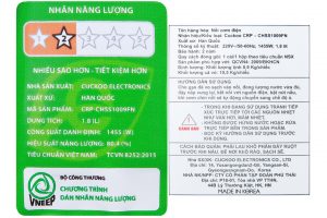 Nồi cơm điện cao tần Cuckoo 1.8 lít CRP-CHSS1009FN