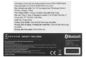 Robot hút bụi lau nhà Ecovacs Deebot T80S OMNI