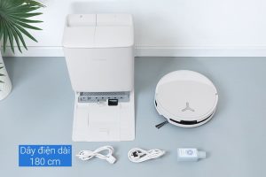 Robot hút bụi lau nhà Ecovacs Deebot T90 PRO OMNI - Trắng